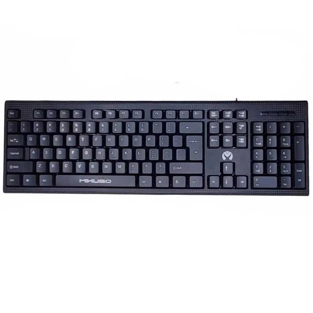 MIKUSO KB-049U Wired Keyboard – Plug & Play, Office and Home